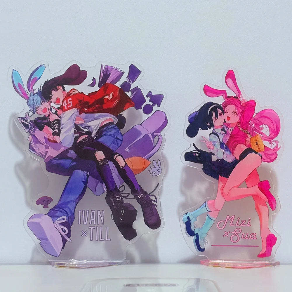 ขาตั้งฟิกเกอร์อะคริลิค อิวาน&ทิลล์ มิซี่&ซัว ตัวละครการ์ตูน จานตั้งโชว์ อนิเมะ คอสเพลย์ ของตกแต่ง ของขวัญ