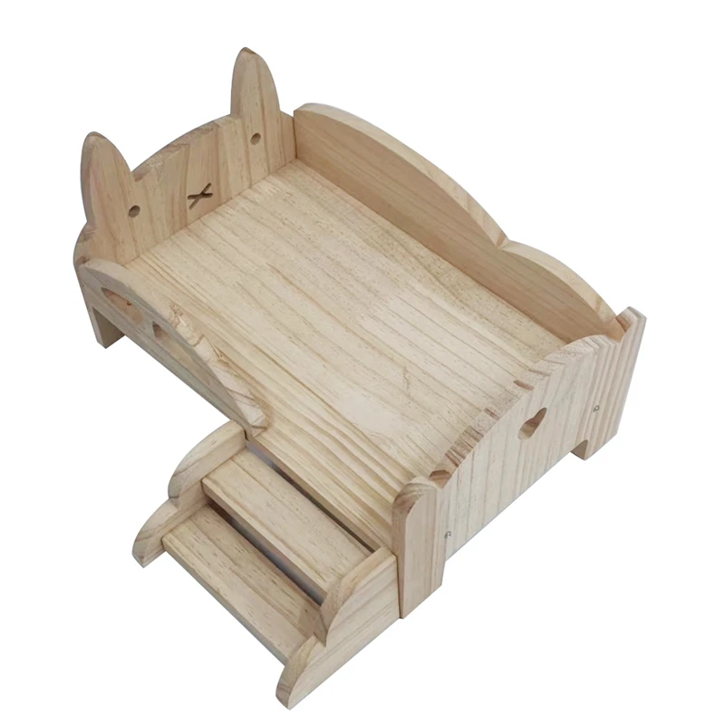 Wooden Play Bed For Dolls Universal Wooden Bed Wooden Doll DIY Mini Play Bed For Dolls Children's Day Gift