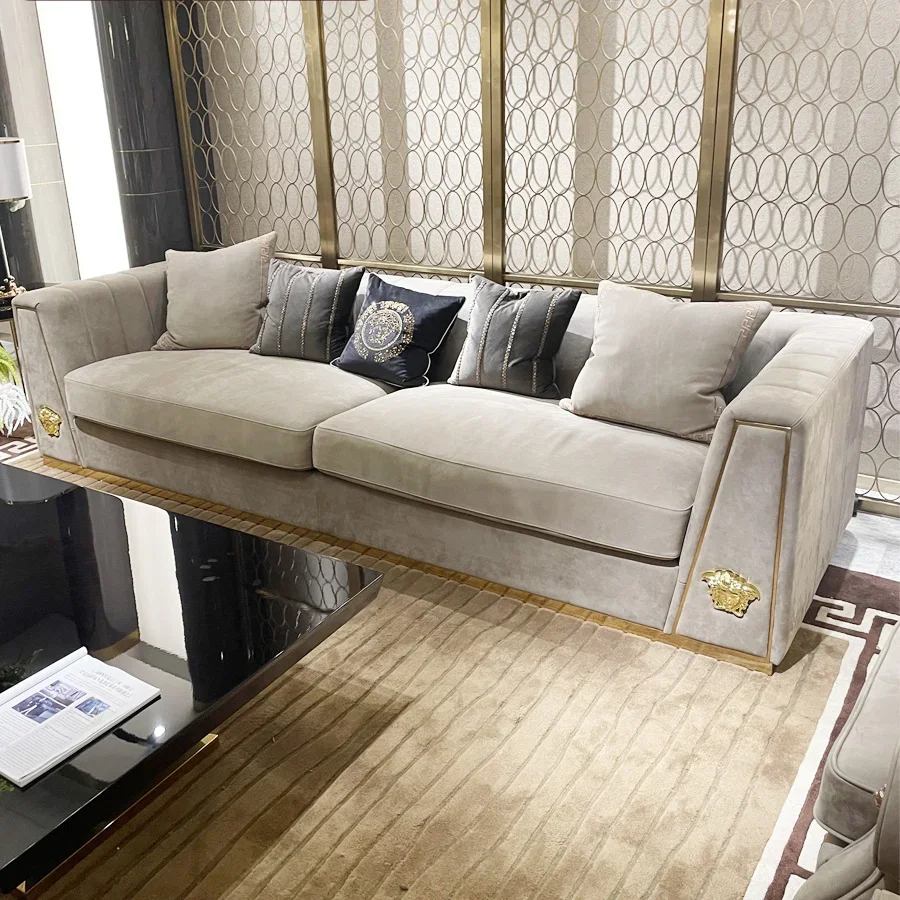

-High Quality European Royal Design Living Room Modular Luxury Italian Sofas Sectionals Modern Customized Living Room Furniture