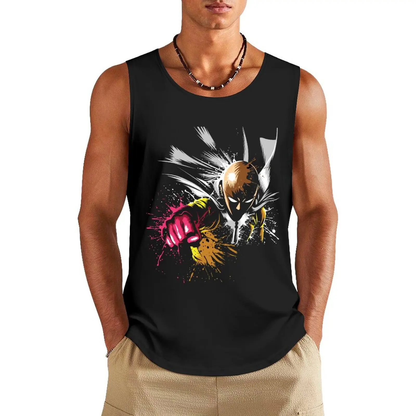 

the strongest man alive Tank Top Muscle fit bodybuilding man