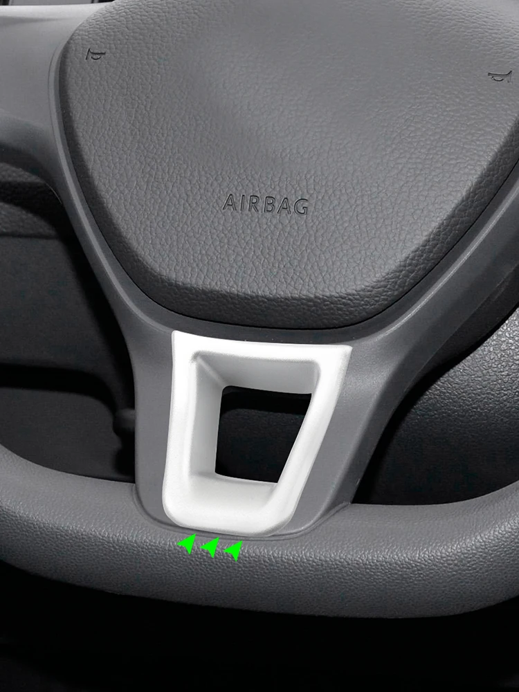 

For VW Golf 7 MK7 Passat B8 Jetta Tiguan Sharan New Polo Car Accessories Interior Steering Wheel Bottom Frame Cover Sticker Trim