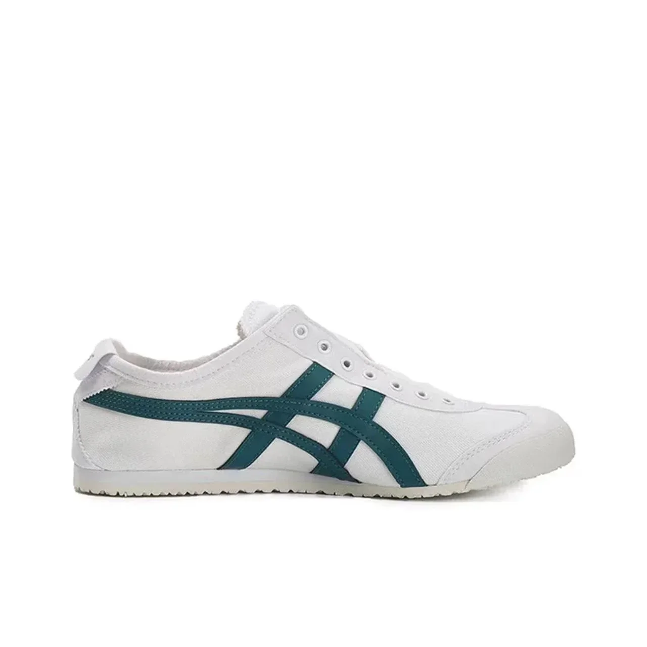 Asics Onitsuka Tiger MEXICO 66 Canvas Shoes Classic Women Men Sneaker Lightweight Green