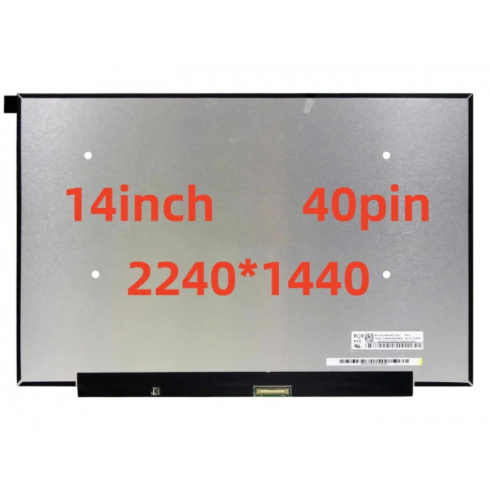 Imagem -01 - Tela Lcd Fina para Lenovo 14in 40pin Nv140drm-n61 V8.0 M140nwhe-r0 Lenovo Xiaoxin Pro 14itl Air14plus 2240x1440 2k Qhd 2023 tela lcd fina para lenovo 14in 40pin nv140drm n61 v80 m140nwhe r0 lenovo xiaoxin pro 14itl air14plus 2240x1440 2k qhd 2023 01