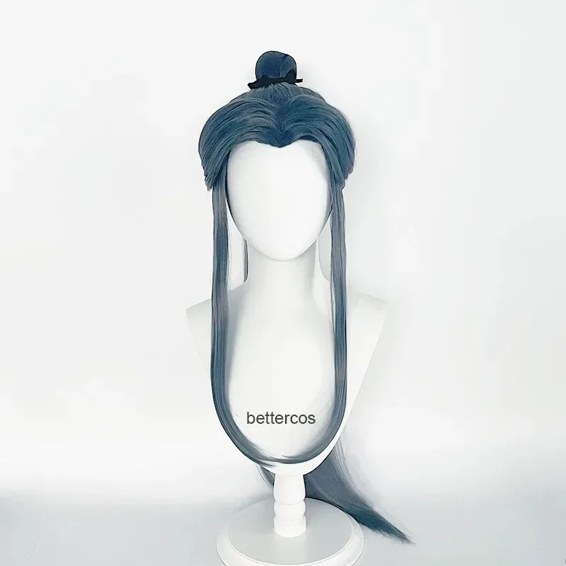 

NewTian Guan Ci Fu Ling Wen Cosplay Hair Wig Cosplay Men Braided Long Straight Lingwen Wig + Wig Cap2025