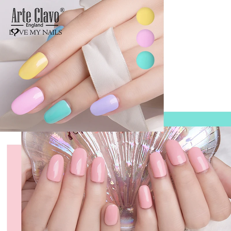 Arte Clavo Gel Polish 15ml Gel Nail Polish All For Manicure Semi Permanent Matt Effect No Wipe Top Coat UV LED Nails Gel Varnish