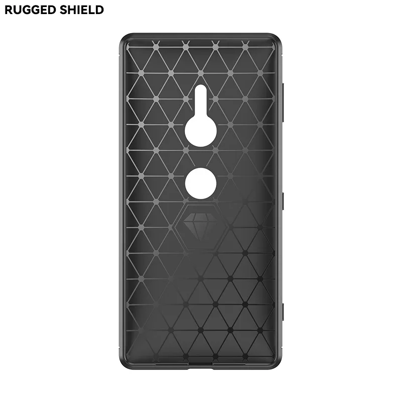 Carbon Fiber Cover Case For Sony Xperia XZ2 Premium Solid Color Rugged Shockproof Protect Case For Xperia XZ2 Compact XZ2 Mini view 6