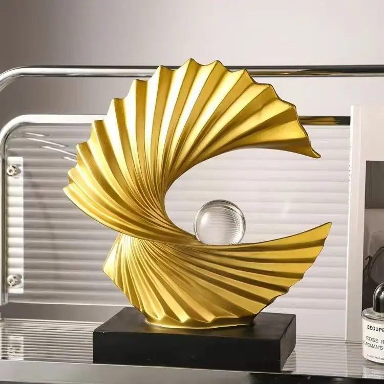 Wealth Rolling In TV Wine Cabinet Ornaments, High-grade Decorations for Living Room & Office Desktop