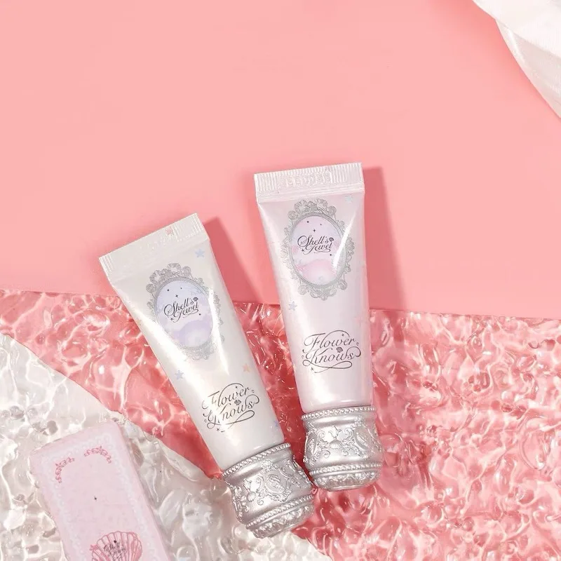 Flower Knows Shell's Jewel Mini Color Correcting Primer 8g Face Primer Milk Brightening and Holding Make Up Concealer