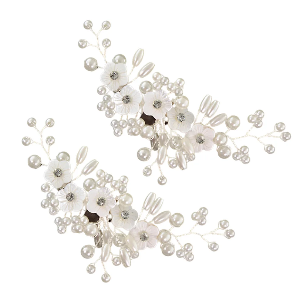 

2pcs Removable Shoe Clips Pearl Decorative Bridal Shoes Buckles Evening Bride Fashion Accessories Wedding Party Prom Shoe Rack