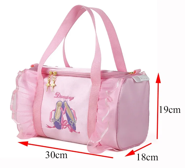 Ballet Dance Bag, Ballet Dance Infantil, Canvas Tas, Saco Adornment, Hoge Qualidade