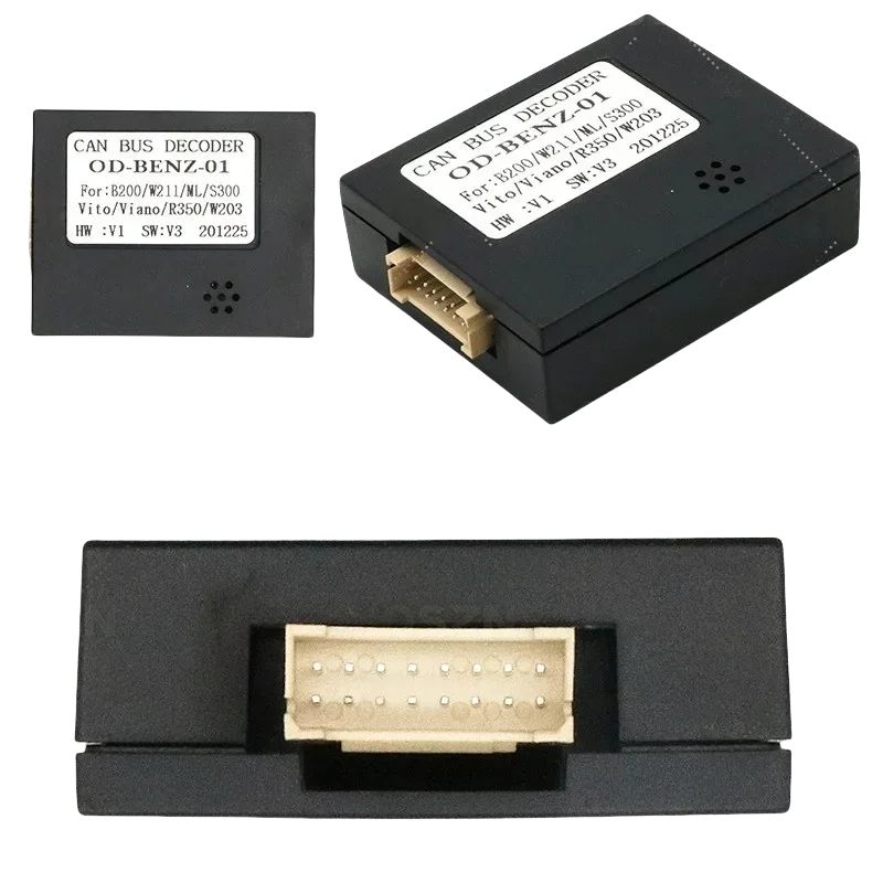 For Benz B200 ML W164 W169 VITO CLK GLK/C-Class Car Radio Canbus Box Decoder Wiring Harness Adapter Power Cable OD-BENZ-01