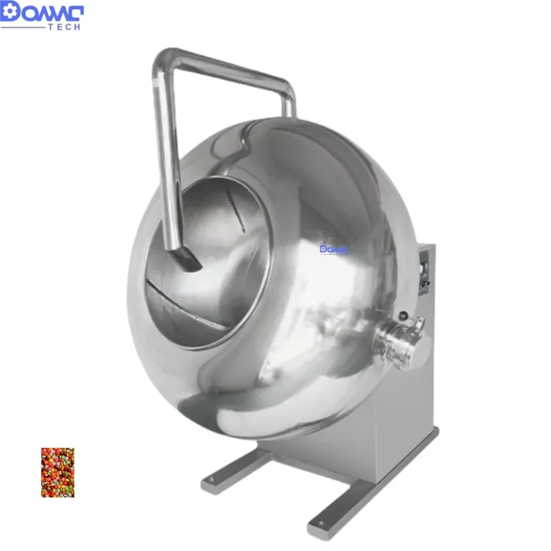 Electric Candy Coating Machine Automatic Sugar Peanut Chocolate Nut Pot Commercial Heating Multifunctional Small Almond