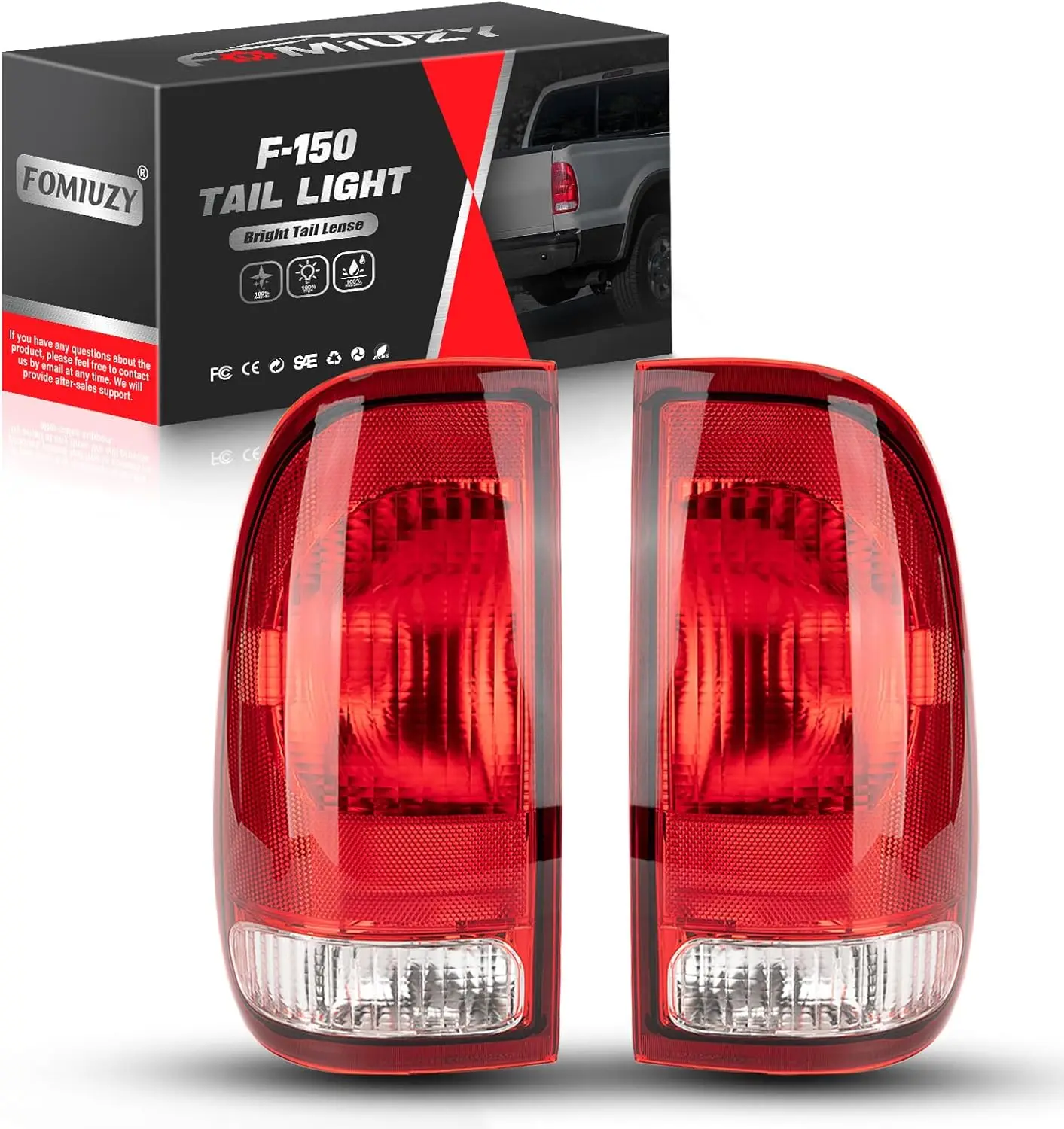 

Tail Lights Cover for Ford F150 F250 F350 F450 F550 Super Duty 1999-2007 Left Right Lens Only