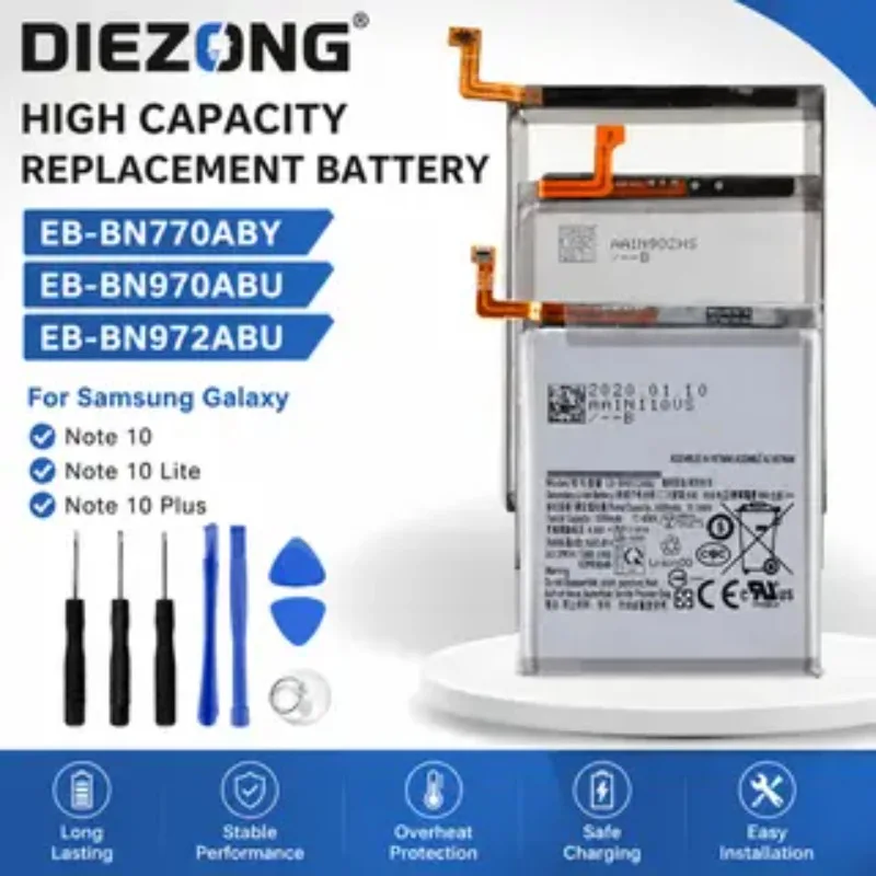 in stock  EB-BN770ABY EB-BN970ABU EB-BN972ABU Phone Battery For samsung Galaxy Note10 / 10 Lite/10 PLus Rechargeable battery