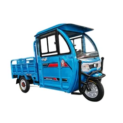 150cm Cargo Compartment Tricycle With Cab Wholesaler Adults 3 Wheel Car Cargo Electric Chinese Fat Tire Electric Tricycle