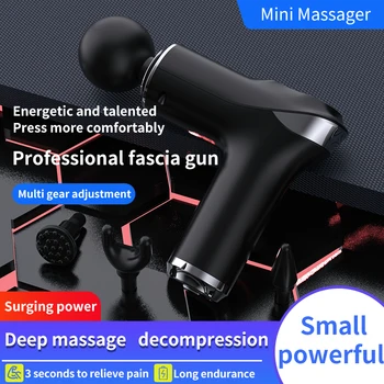 2022NEW body massager basic fascia massage gun exercise therapy muscle massager portable pulse relaxation massager