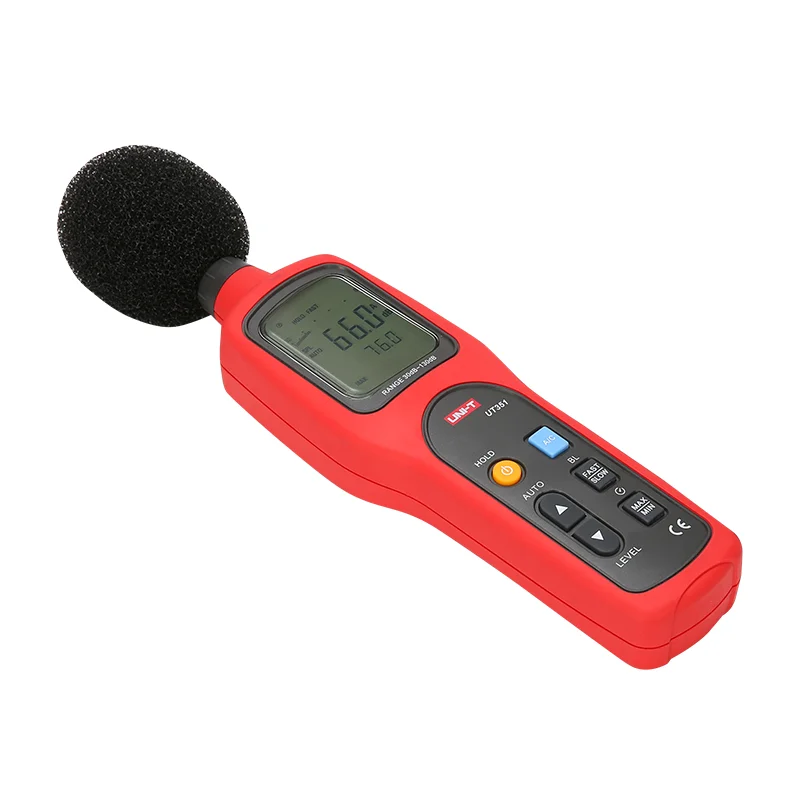 Imagem -06 - Uni-t-digital Noise Meter Sound Level Meter Decibel db Logger Audio Monitor Detector Ut351 30 a 130db