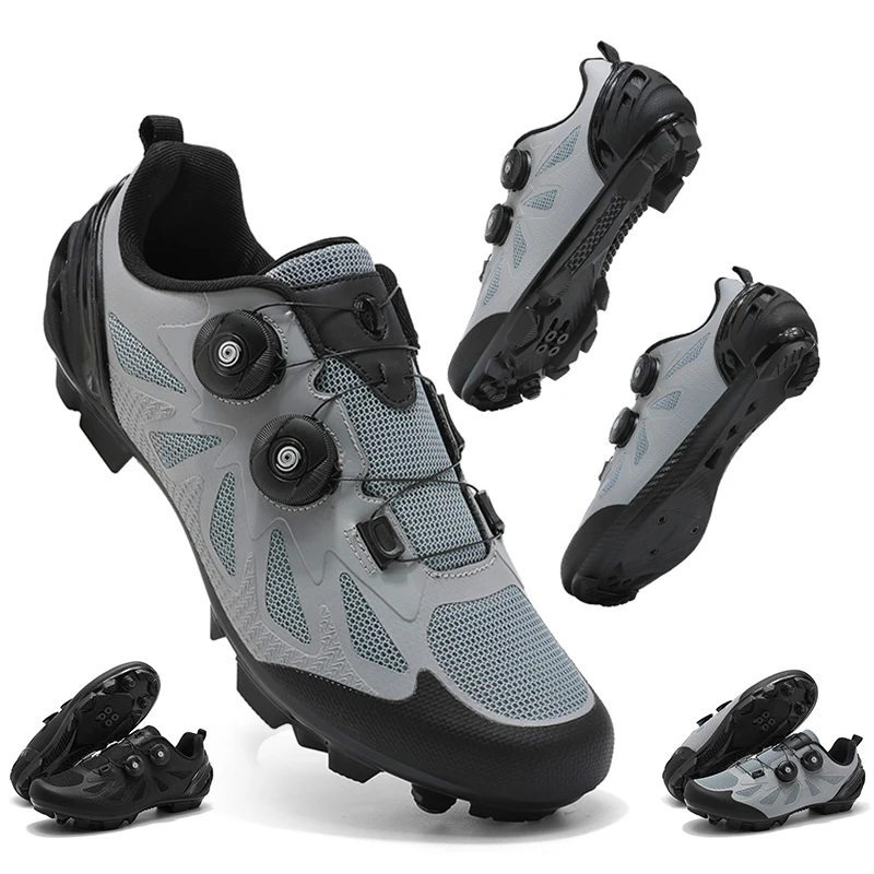 Cycling Shoes Men's Mountain Bike Sports Shoes MTB Bicycle Cross-Country Shoes Women's Road Cycling Shoes SPD Speed Lock Shoes