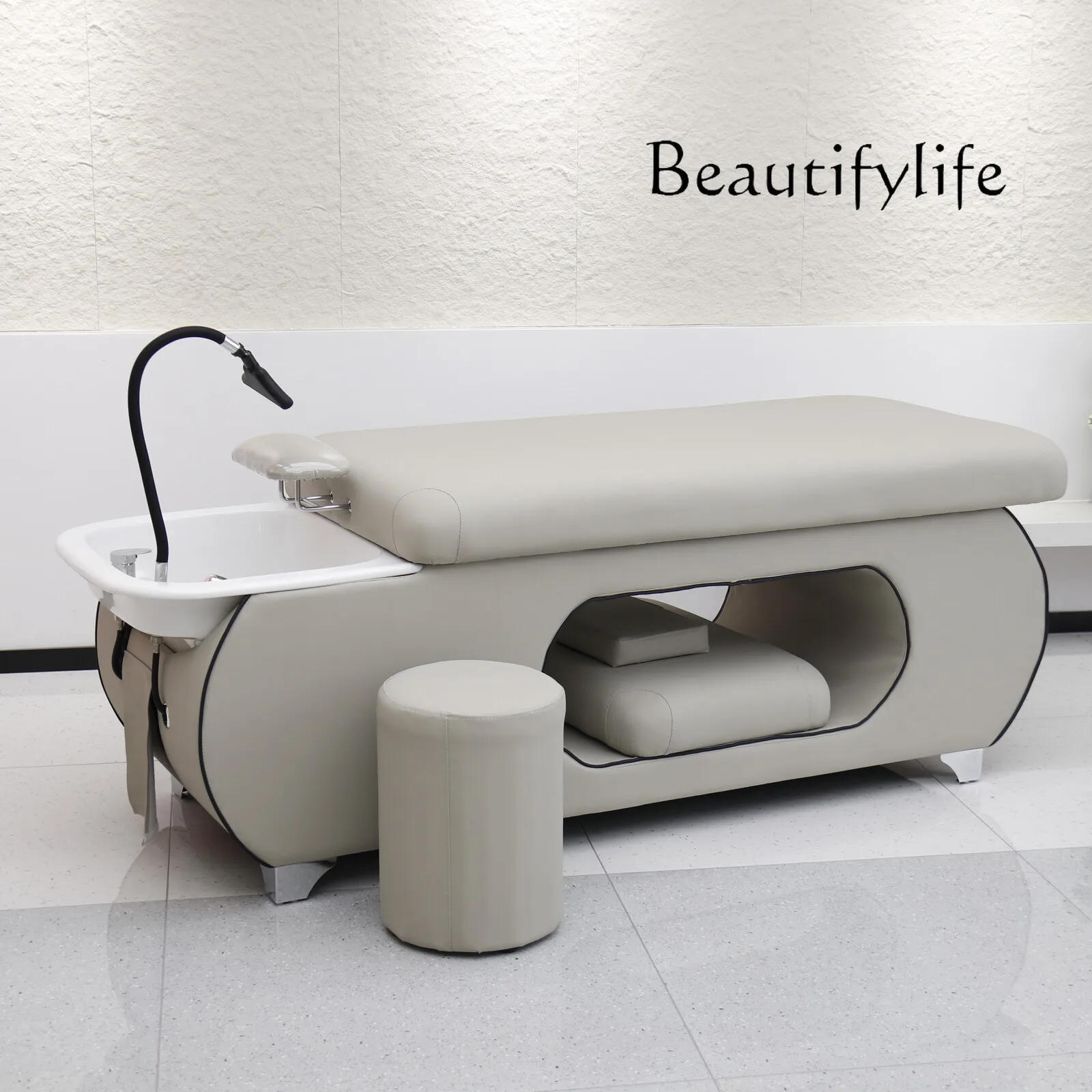 High-end barber shop shampoo bed, special Thai hair treatment bed for hair salon, with fumigation water circulation