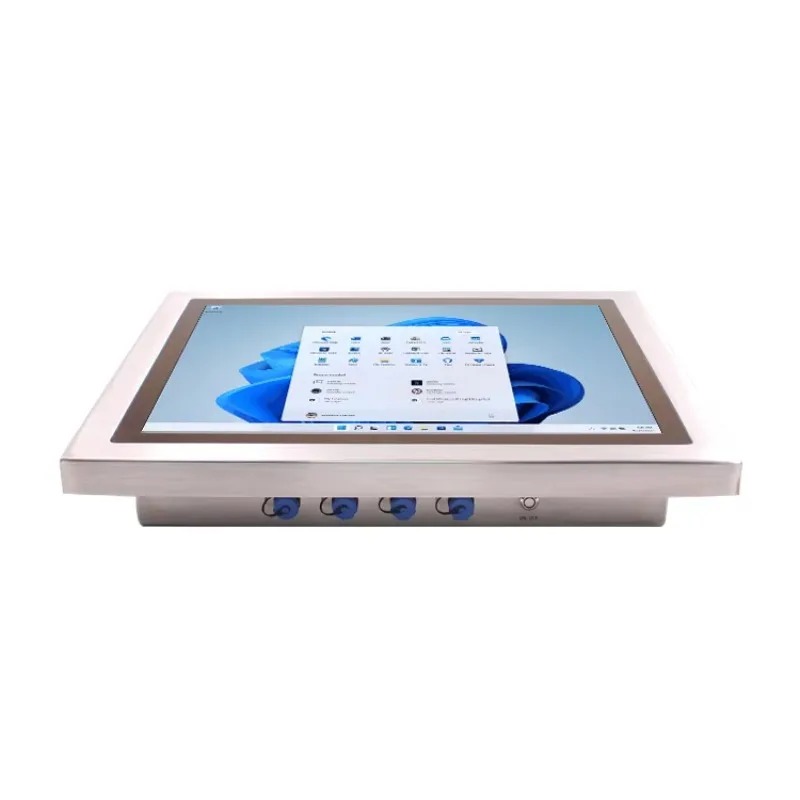 True Flat Design SUS304 IP65 IP67 Touch Screen All-in-one Pc Win 11 Os Panel Pc for Food Industry Industrial Panel Pc