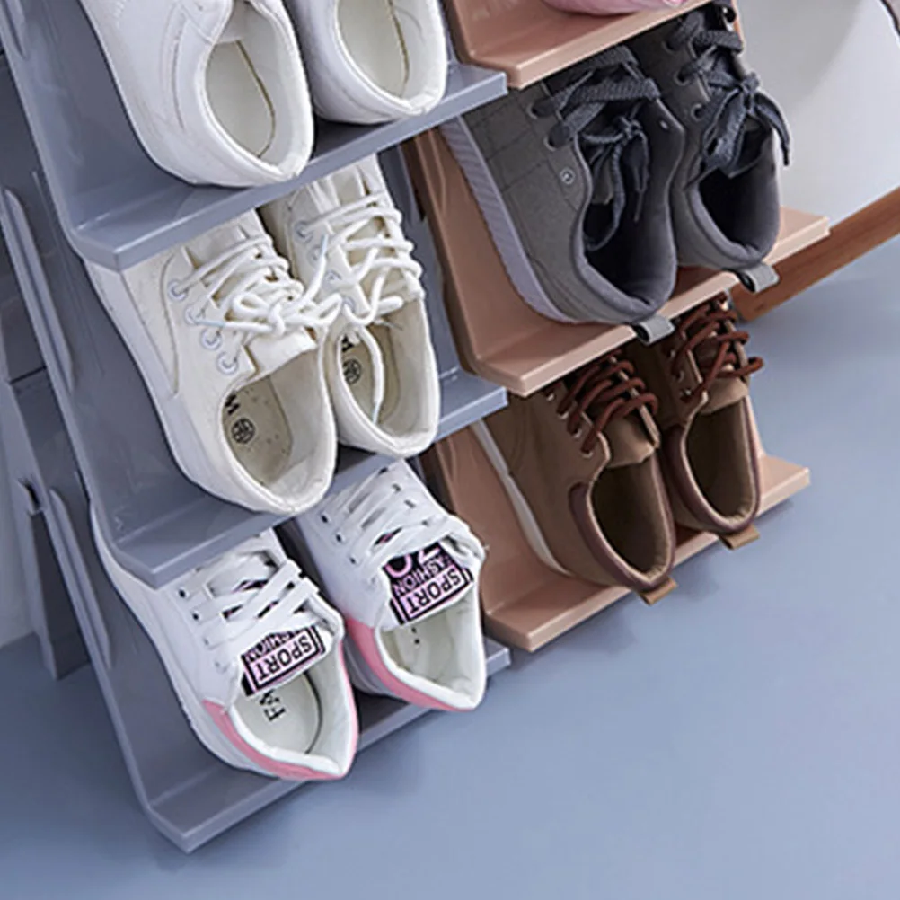 

Multifunctional 5 Tier Shoe Rack PP Material Waterproof Storage ganizer for Doorway Entryway Closet Shoes Sandals Long