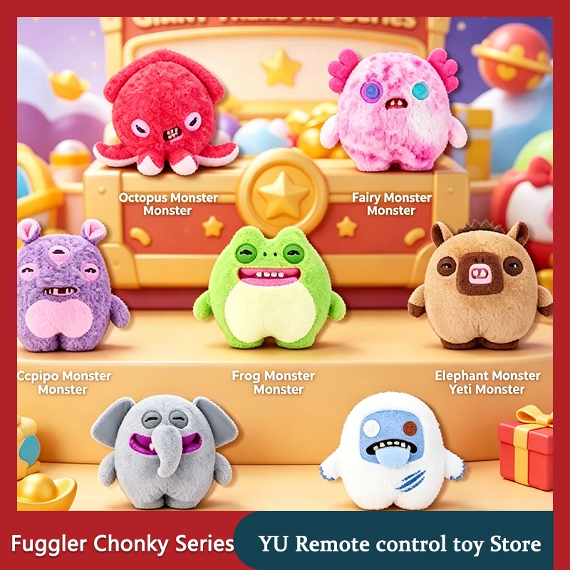 

Официальная плюшевая игрушка Fuggler: Забавный уродливый монстр, милая плюшевая кукла, новинка, трендовый плюш для коллекционеров, декор для дома и спальни