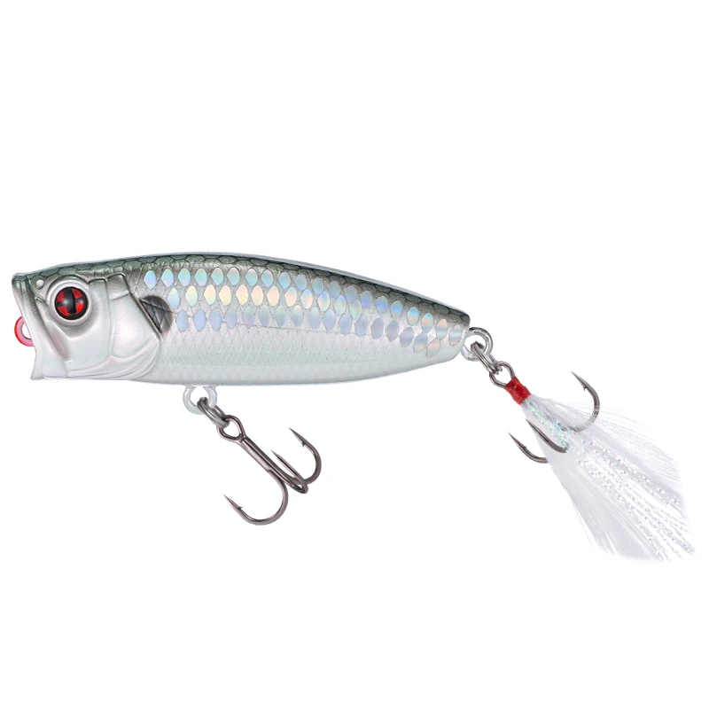 LTHTUG 2023 NEW Topwater Fishing Lures 55mm 6.7g POP DOG Walk Action Floating Popper Hard Bait For Perch Chub Bass Rockfish Pike