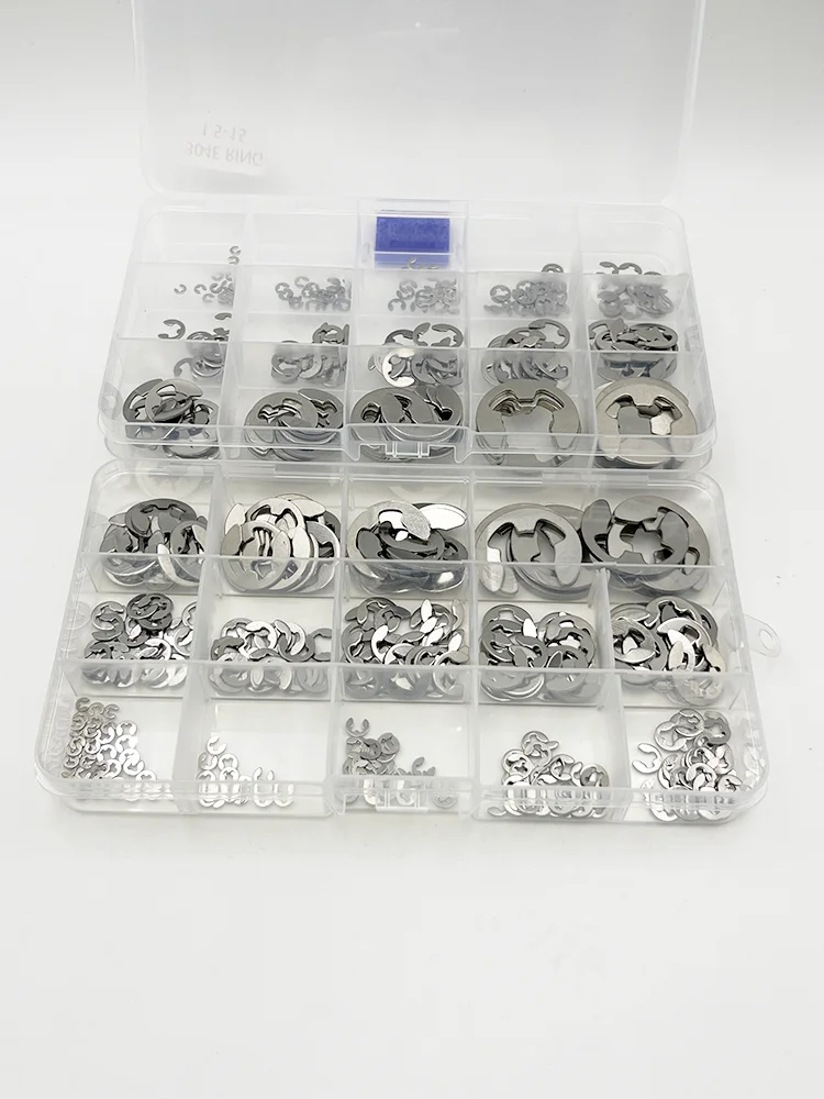 215/320 Stück E-Clip 1,5 Edelstahl welle externer Sicherungs ring e Clip Spreng ring Sicherungs ring Unter leg scheibe für Wellens atz m 1/2-m16 – Detail 4