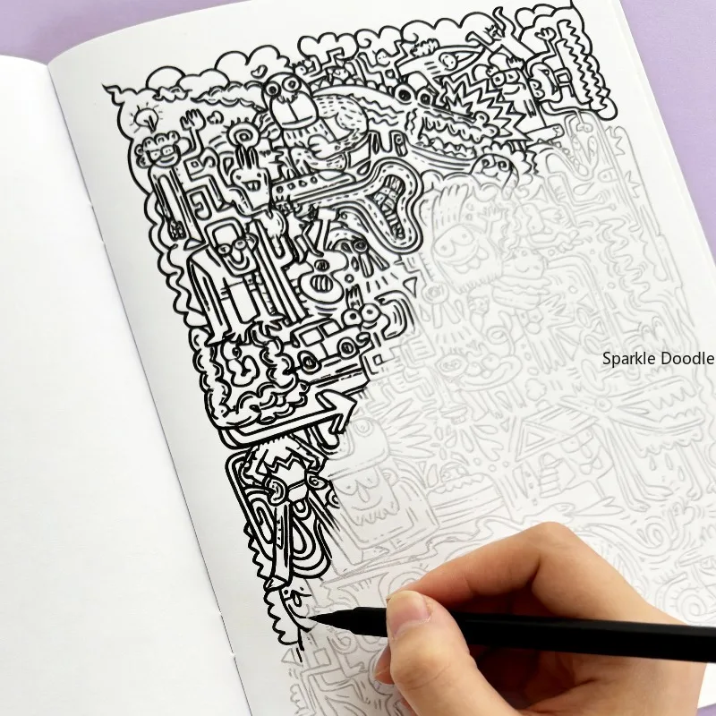 

A Decompression Coloring Book 22 Different Copying Patterns Art Creation Gift A Good Way To Relieve Stress and Pass The Time