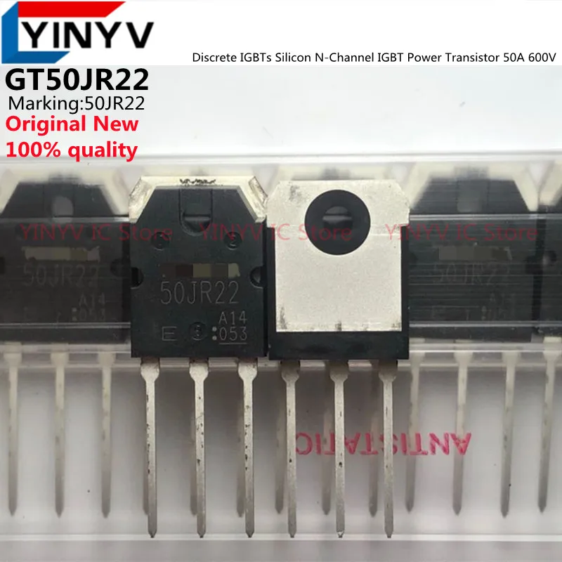 5 Stück/Los Diskrete IGBTs Silizium N-Kanal IGBT Leistungstransistor 50A 600V GT50JR22 50JR22 GT50JR22(S1WLD.E.S TO-3P TO-247 100% Neu – Detail 1