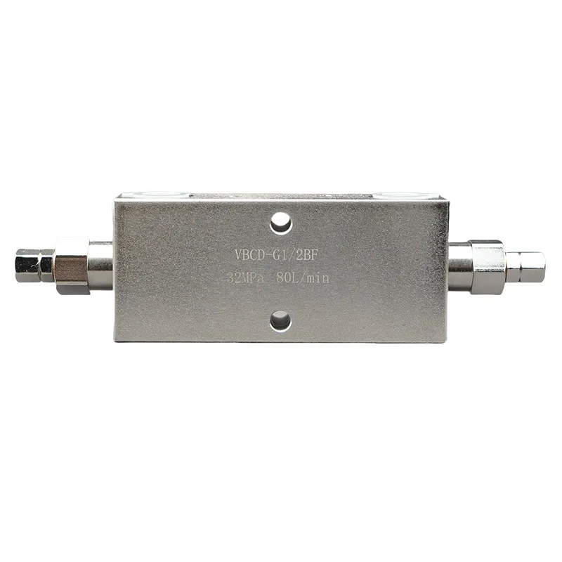 Tubular two-way hydraulic balance valve VBCD pressure retaining valve oil cylinder wrecker construction vehicle accessories