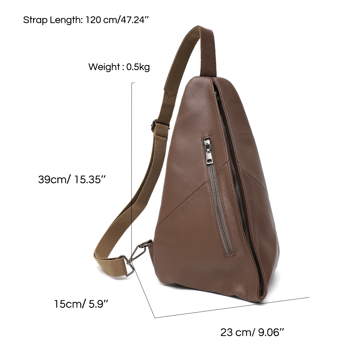 SC Brand New Design Genuine Leather Cross body Shoulder Bags Unisex for Women Men Fashion Casual Daily Style Chest Pack Portable