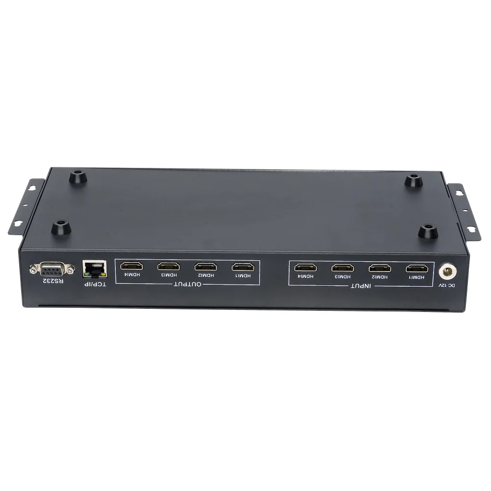 4x4 4K HDMI Matrix Switcher System,4 HDMI input and 4 HDMI output Matrix Switcher,TK-MT04 Matrix switcher