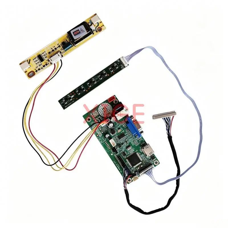 

Display Drive Controller Board Fit LTM185AT01 MT185GW01 LTM185AT02 M185B1 1366x768 30 Pin LVDS 2-CCFL VGA+HDMI 1366*768 Kit DIY