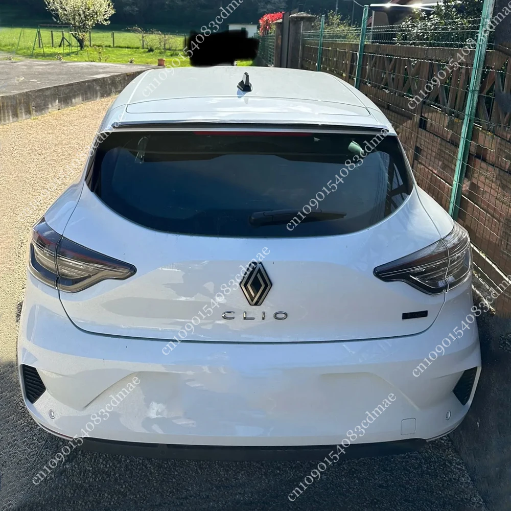 

Для Renault Clio 5 MK5 E-TECH R.S.Line Sce TCe dCi 2019-2025 Спойлер на крышу багажника, крышка губ, сплиттер, верхнее крыло, комплект кузова, тюнинг