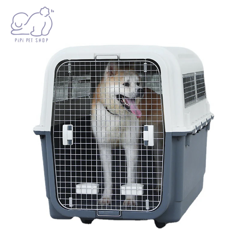 Air Transport Box Suitable for Cat and Dog Outdoor Travel Accessories Portable Extra Large Cage Pet Carrying Supplies