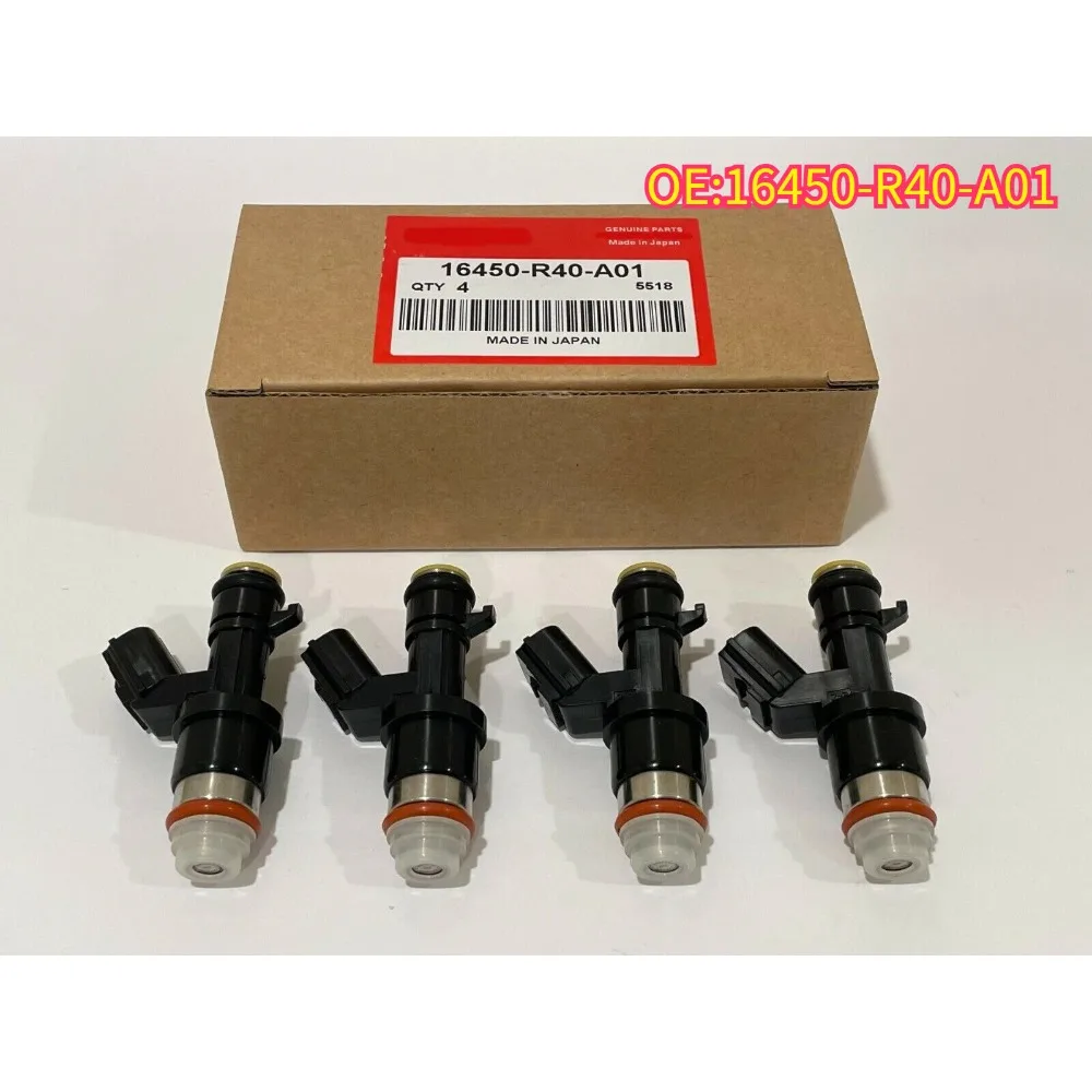 

High quality New For 4pcs 16450-R40-A01 FUEL INJECTORS fit For Acura ILX TSX / Honda Accord Civic CR-V 2.4L FREE SHIPPING!!!