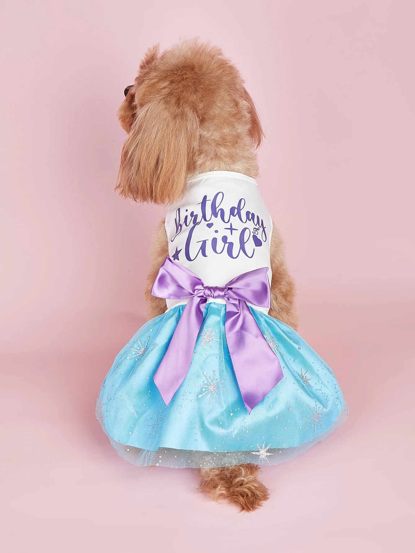 Cute Dog Dress for Small Dogs Girl  Sequin Mesh Summer Tutu Dress Dog Clothes  Cat Apparel Pet Puppy Clothing Doggie Outfits