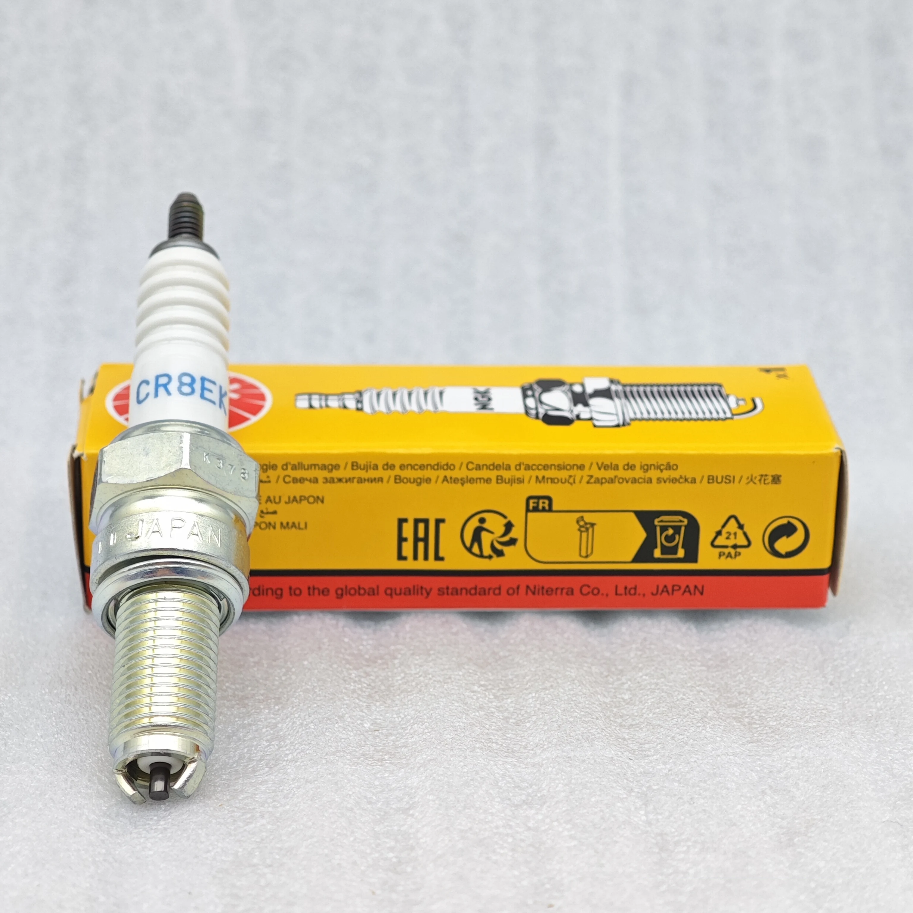 1pcs 4pcs Motorcycle Spark Plug Original CR8EK 3478 CR9EK 4548 CR10EK 2360