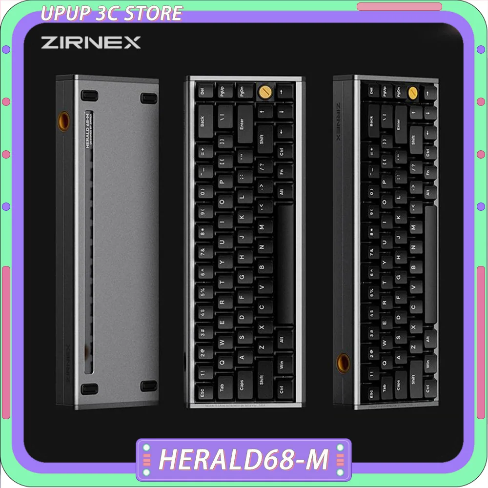 

ZIRNEX Herald68-M Magnetic Switch Mechanical Keyboard Wired Gaming Keyboard 8K Aluminium Alloy Keyboard RGB Pc Accessories Gifts