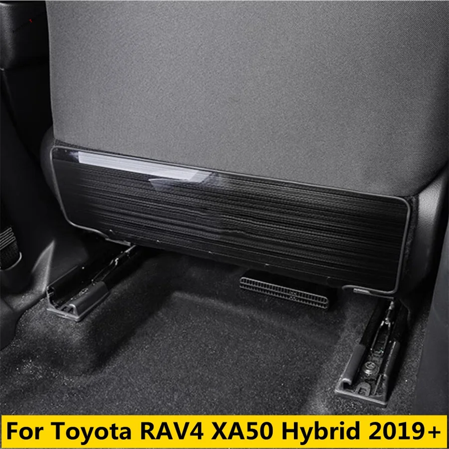 

Stainless Steel Seat Back Anti Kick Pad Protector Waterproof Child Anti Dirty Mats Cover For Toyota RAV4 XA50 Hybrid 2019 - 2023