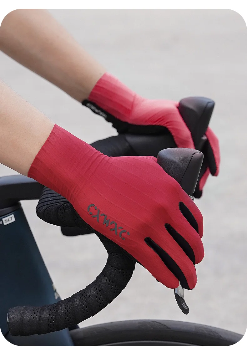CXWXC Fahrradhandschuhe Vollfinger Fahrrad Sporthandschuhe Herren Damen Touchscreen Atmungsaktiv Fitnessstudio Motorrad Camping Wandern Fäustlinge – Detail 18