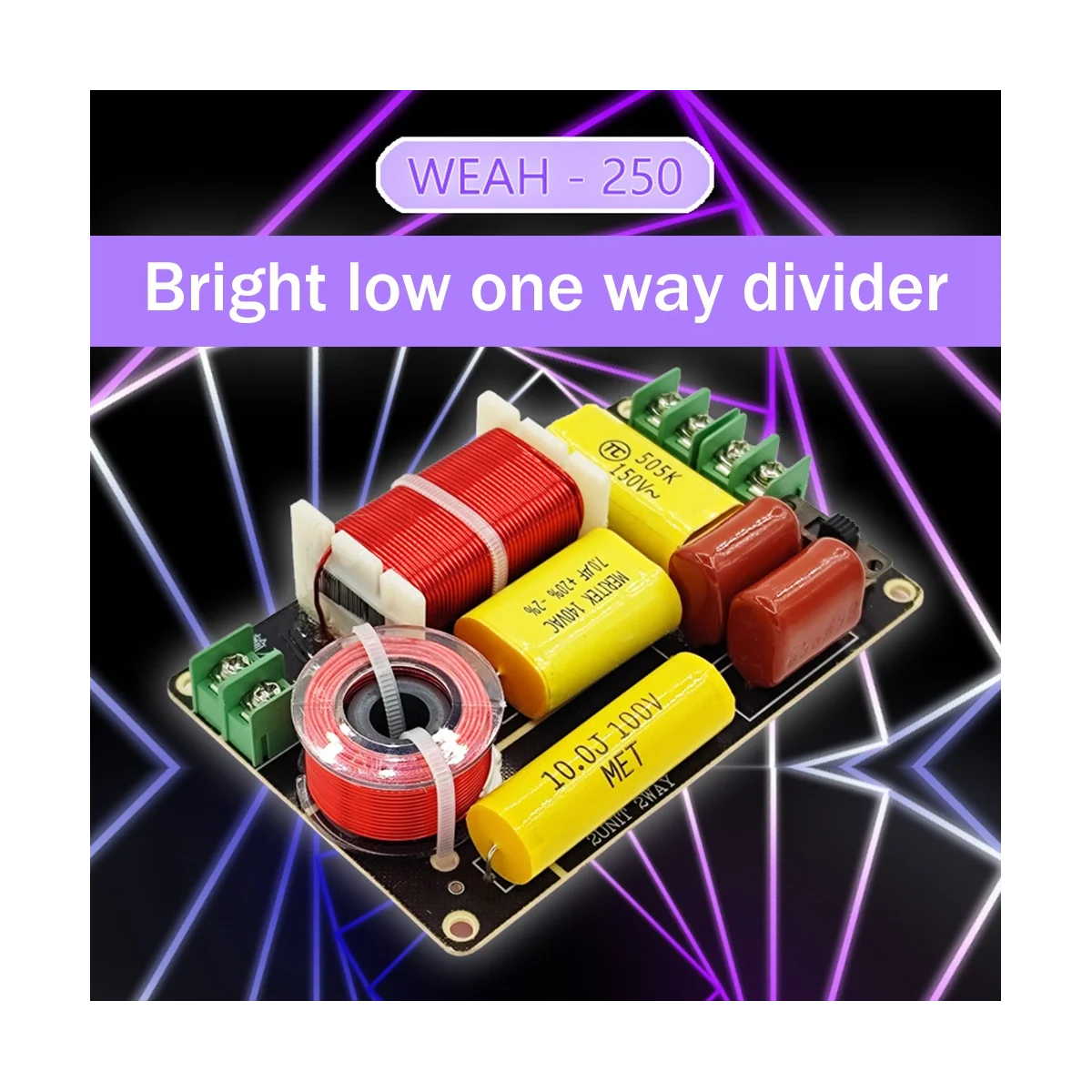 رف كتب معدل مقسم الصوت ، ثلاثة أضعاف وباس ، مكبر صوت 2 طريقة كروس ، هاي فاي عالية الدقة ، مقسم التردد ، الحمى