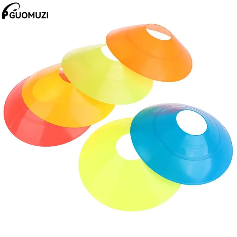 

5Pcs Agility Disc Cone Set Football Training Saucer Cones Marker Discs Multi Sport Training Space Cones Training Accessories