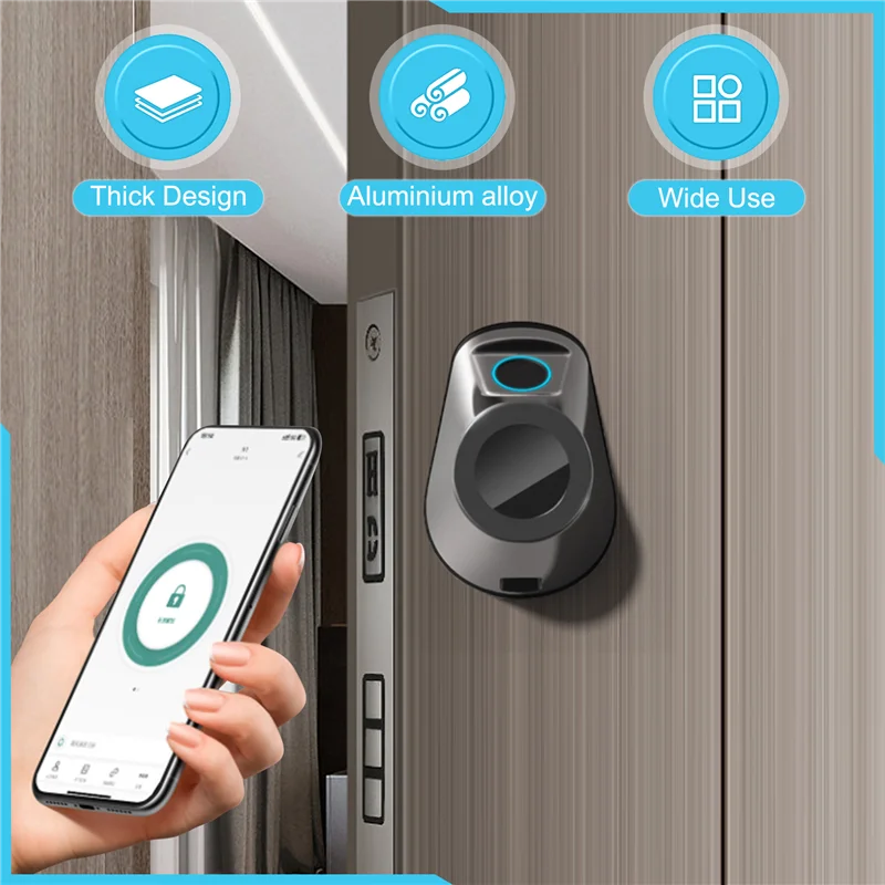 Electronic Door Lock For Tuya Intelligent Lock Keyless Entry Digital Door Lock Smart Deadbolt With Fingerprint-A83Z