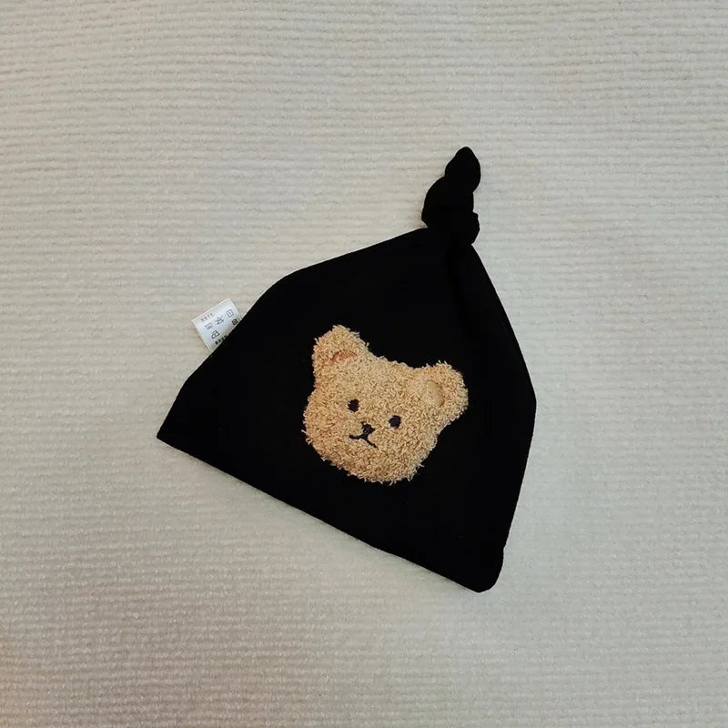 Soft Baby Hat for Newborns From 0 Cute Bear Cap Newborn Accessories Babies Hat Cute Boy Stuff Kids Baby Photography Props