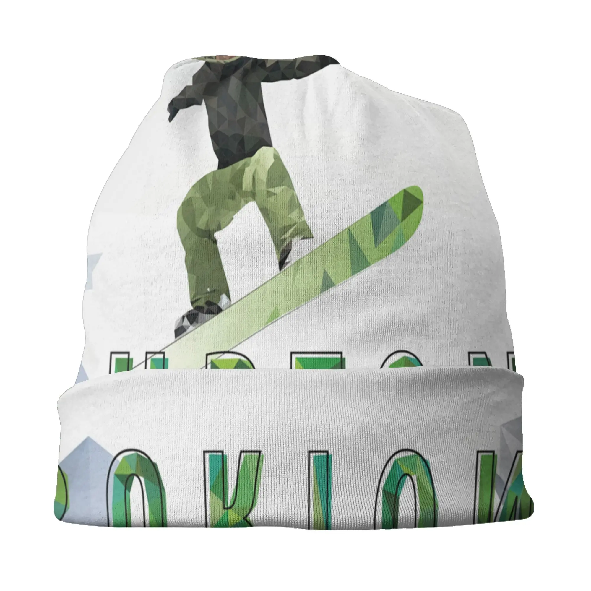 Burtones Mountain Arrow Snowboard Beanie Cap Unisex Winter Warm Bonnet Homme Knit Hats Hip Hop Outdoor Ski Skullies Beanies Caps