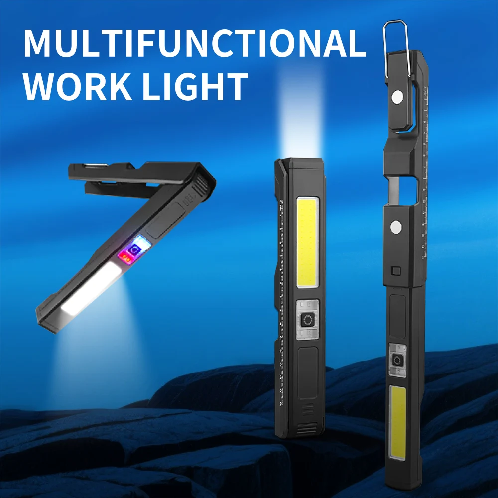 

1pc Smiling shark GZ-5120 Work Light, LED Work Light & Portable Task Light Rechargeable with Adjustable Brightness for Emergency