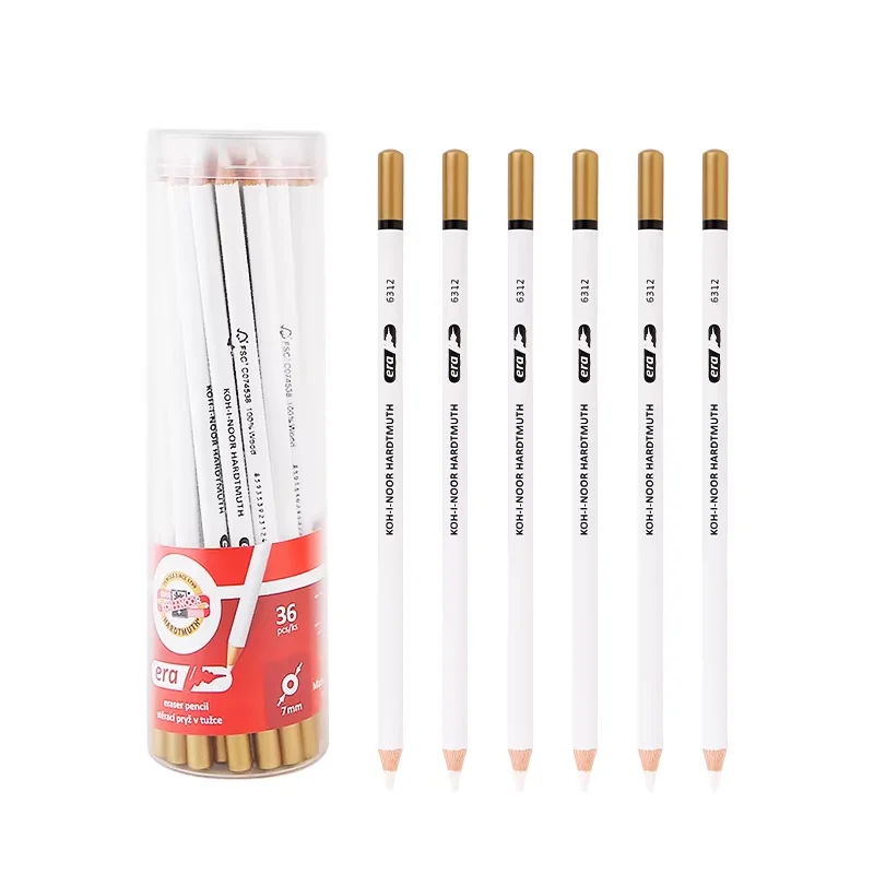 Koh-i-noor – gommes à crayon en élastone, 1/3/12 pièces, gomme en caoutchouc, révissez les détails, modélisation des reflets pour Manga, fournitures