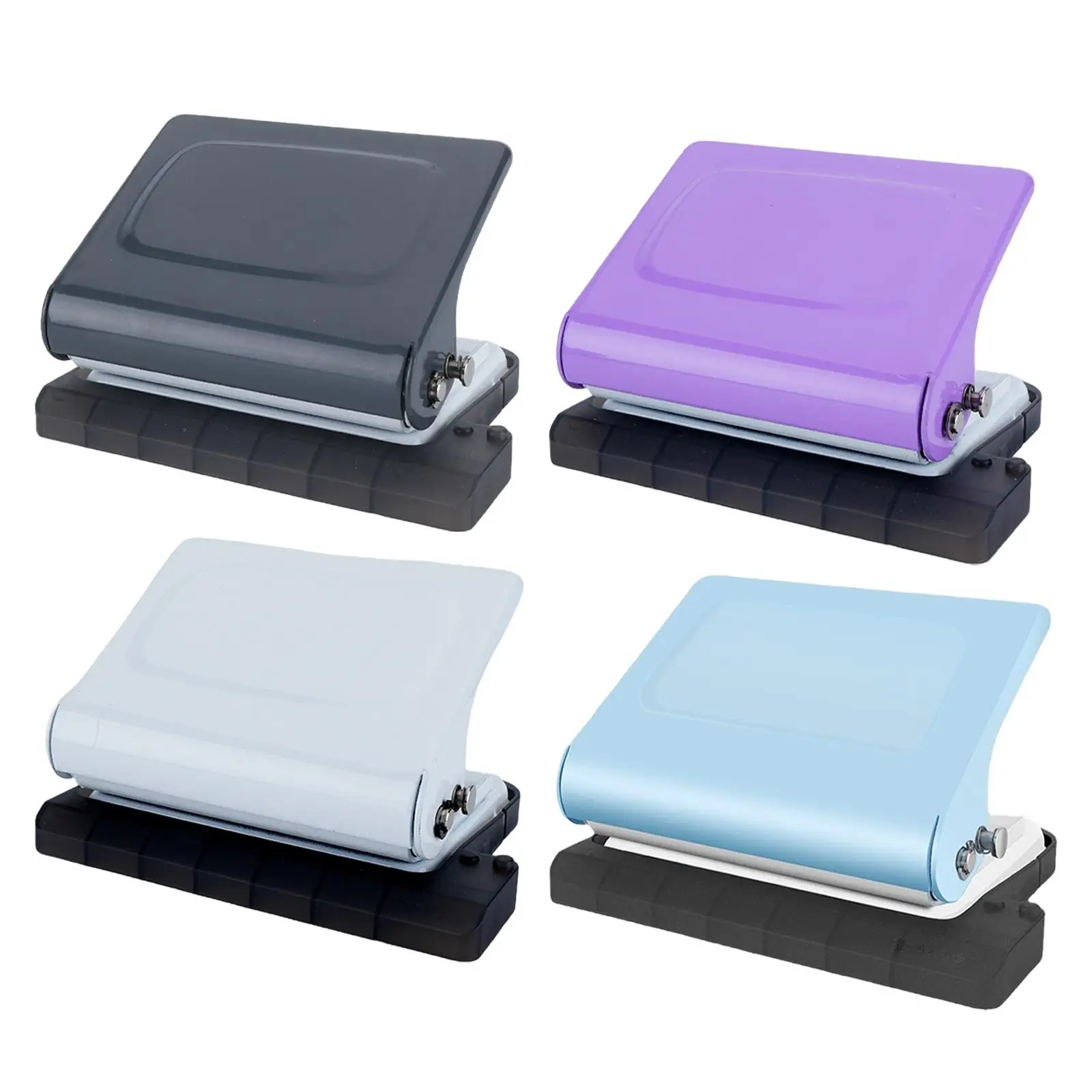 10 Hole Punch Manual Reusable Portable Mini Paper Punch Paper Punch Paper Puncher for File Folder Crafting Binding Studio Office